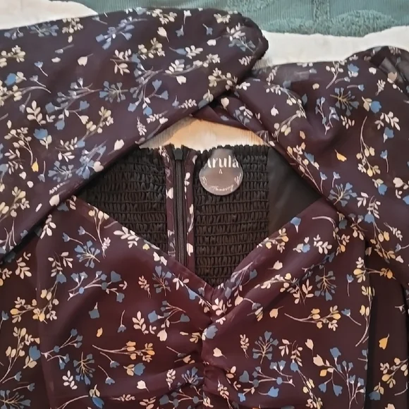 Floral Black Dress - Picture 6 of 6